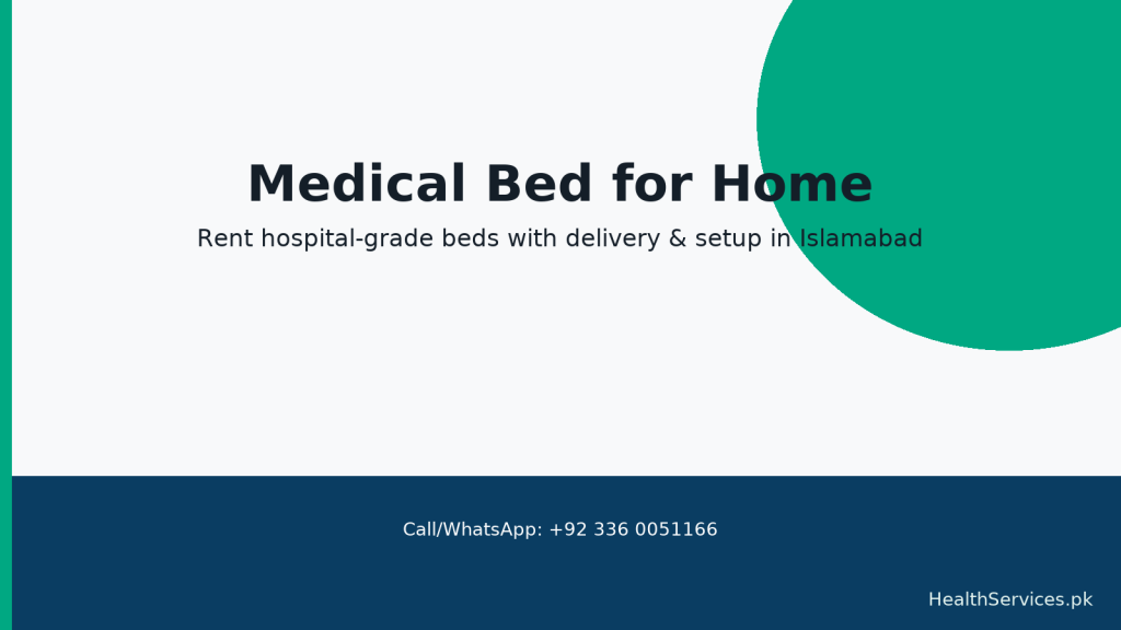 Medical bed for home — hospital bed rental Islamabad
