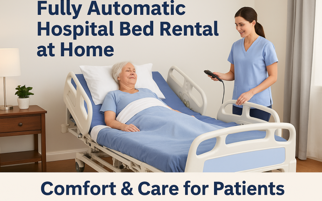 🏥 Fully Automatic Hospital Bed Rental at Home – Comfort & Care for Patients